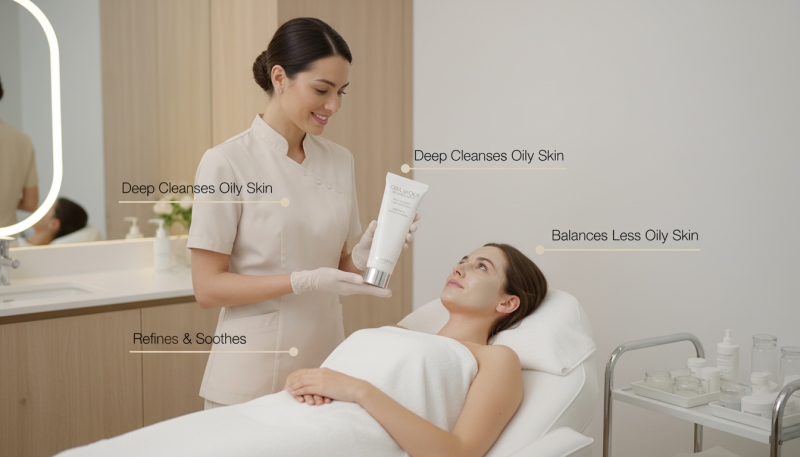 Sữa rửa mặt Swissline  Age Intelligence Skin-Refining Foam Cleanser: Sạch sâu, êm dịu cho da dầu